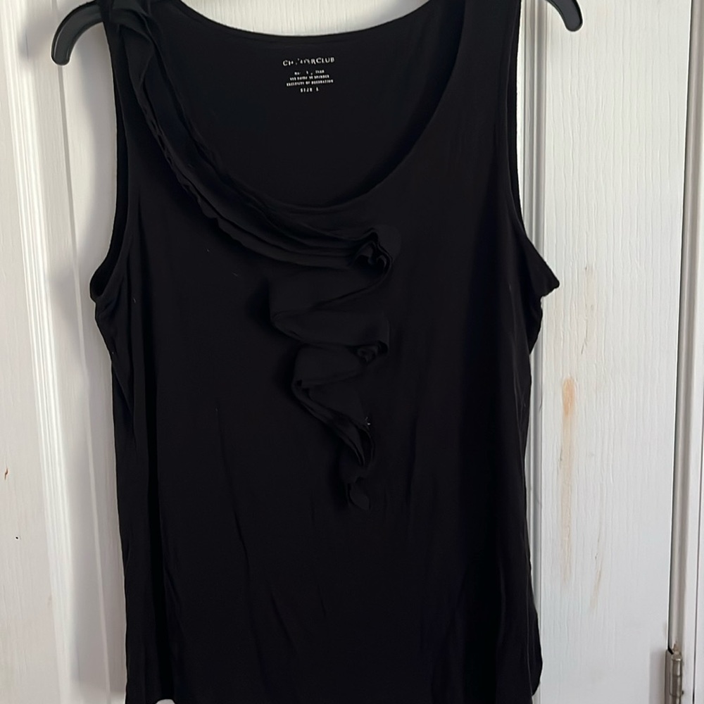 Charter club black tank top